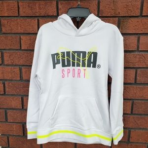 NWT Puma Sport Hoodie, White, Boy's M